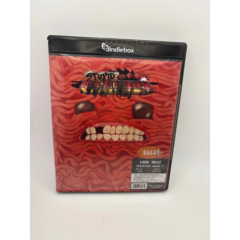 Super Meat Boy IndieBox PC Mac Collector Edition Physical Game Soundtrack Manual